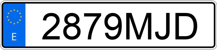 Numer rejestracyjny 2879MJD posiada RENAULT CLIO
