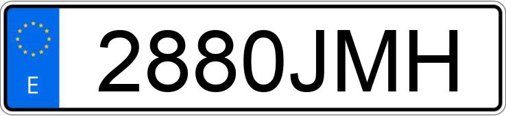 Numer rejestracyjny 2880JMH posiada DACIA DOKKER