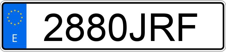 Numer rejestracyjny 2880JRF posiada DACIA DUSTER