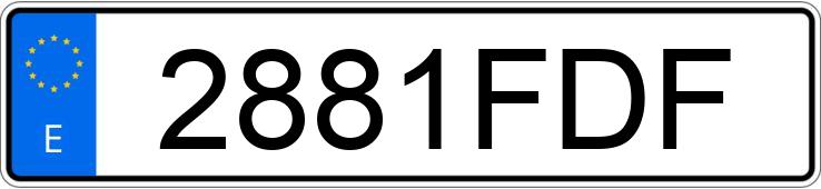 Numer rejestracyjny 2881FDF posiada SEAT IBIZA Numer rejestracyjny 2881FDF posiada SEAT IBIZA