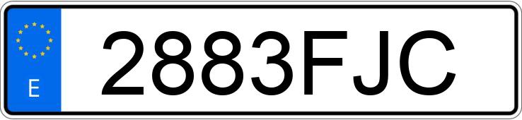 Numer rejestracyjny 2883FJC posiada PEUGEOT 307 Numer rejestracyjny 2883FJC posiada PEUGEOT 307