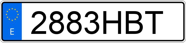 Numer rejestracyjny 2883HBT posiada NISSAN QASHQAI Numer rejestracyjny 2883HBT posiada NISSAN QASHQAI