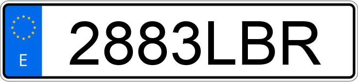 Numer rejestracyjny 2883LBR posiada HYUNDAI TUCSON