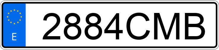 Numer rejestracyjny 2884CMB posiada OPEL MOVANO Numer rejestracyjny 2884CMB posiada OPEL MOVANO