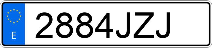 Numer rejestracyjny 2884JZJ posiada FORD ECOSPORT