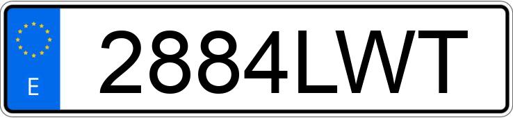 Numer rejestracyjny 2884LWT posiada KIA XCEED Numer rejestracyjny 2884LWT posiada KIA XCEED