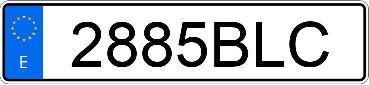 Numer rejestracyjny 2885BLC posiada HYUNDAI SANTA FE