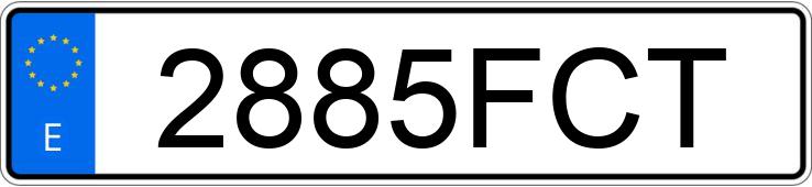 Numer rejestracyjny 2885FCT posiada CITROEN BERLINGO