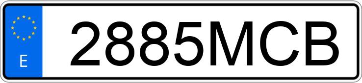 Numer rejestracyjny 2885MCB posiada KIA E-NIRO CONCEPT