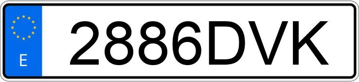 Numer rejestracyjny 2886DVK posiada SEAT IBIZA Numer rejestracyjny 2886DVK posiada SEAT IBIZA