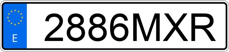Numer rejestracyjny 2886MXR posiada DACIA JOGGER