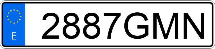 Numer rejestracyjny 2887GMN posiada AUDI A5 SPORTBACK Numer rejestracyjny 2887GMN posiada AUDI A5 SPORTBACK