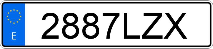 Numer rejestracyjny 2887LZX posiada CITROEN BERLINGO