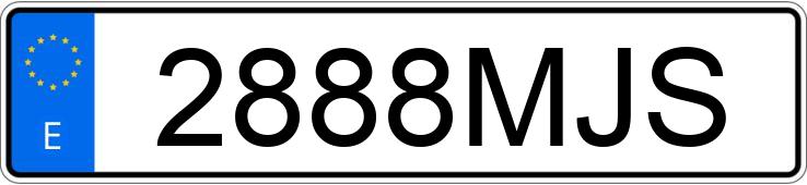 Numer rejestracyjny 2888MJS posiada ALFA ROMEO 4C