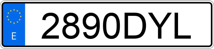 Numer rejestracyjny 2890DYL posiada SEAT IBIZA Numer rejestracyjny 2890DYL posiada SEAT IBIZA