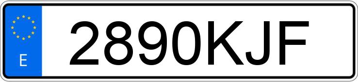 Numer rejestracyjny 2890KJF posiada FORD KA+