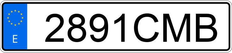 Numer rejestracyjny 2891CMB posiada MERCEDES E (211)