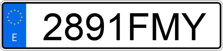 Numer rejestracyjny 2891FMY posiada SKODA OCTAVIA