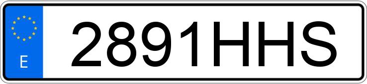 Numer rejestracyjny 2891HHS posiada BMW SERIE 1