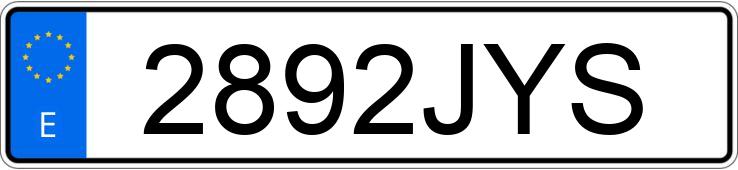 Numer rejestracyjny 2892JYS posiada FORD C-MAX