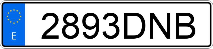 Numer rejestracyjny 2893DNB posiada VOLKSWAGEN GOLF Numer rejestracyjny 2893DNB posiada VOLKSWAGEN GOLF