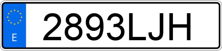 Numer rejestracyjny 2893LJH posiada FORD KUGA