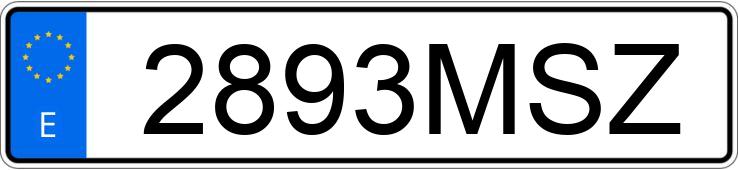 Numer rejestracyjny 2893MSZ posiada CITROEN BERLINGO Numer rejestracyjny 2893MSZ posiada CITROEN BERLINGO