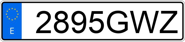 Numer rejestracyjny 2895GWZ posiada RENAULT TRAFIC Numer rejestracyjny 2895GWZ posiada RENAULT TRAFIC