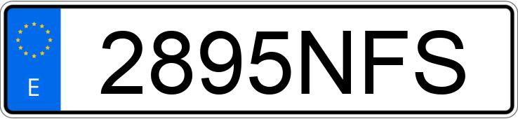 Numer rejestracyjny 2895NFS posiada VOLVO V70