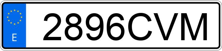 Numer rejestracyjny 2896CVM posiada RENAULT CLIO