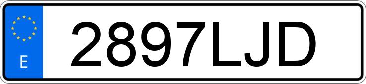 Numer rejestracyjny 2897LJD posiada MERCEDES C (205)