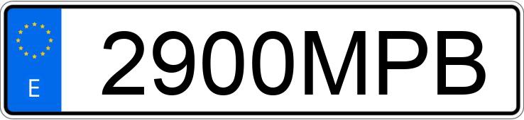 Numer rejestracyjny 2900MPB posiada KIA STONIC