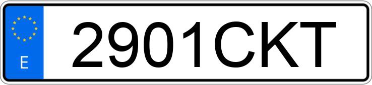 Numer rejestracyjny 2901CKT posiada MAZDA MAZDA2