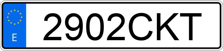 Numer rejestracyjny 2902CKT posiada MERCEDES C (203)