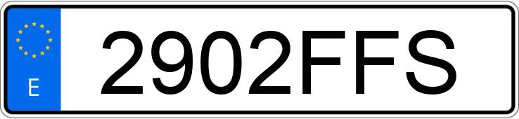 Numer rejestracyjny 2902FFS posiada FORD FOCUS
