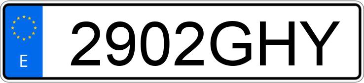 Numer rejestracyjny 2902GHY posiada VOLKSWAGEN GOLF Numer rejestracyjny 2902GHY posiada VOLKSWAGEN GOLF