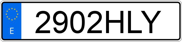 Numer rejestracyjny 2902HLY posiada KAWASAKI ER-6