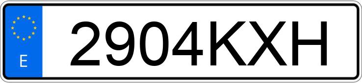 Numer rejestracyjny 2904KXH posiada TRIUMPH TIGER