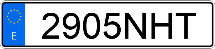 Numer rejestracyjny 2905NHT posiada LEAPMOTOR C10