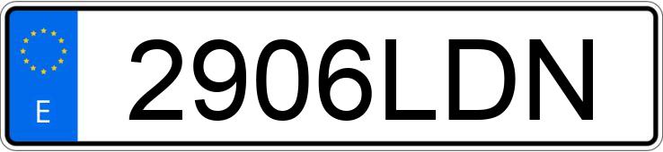 Numer rejestracyjny 2906LDN posiada KIA RIO