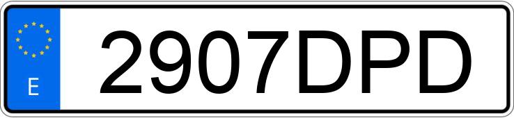 Numer rejestracyjny 2907DPD posiada OPEL TIGRA Numer rejestracyjny 2907DPD posiada OPEL TIGRA