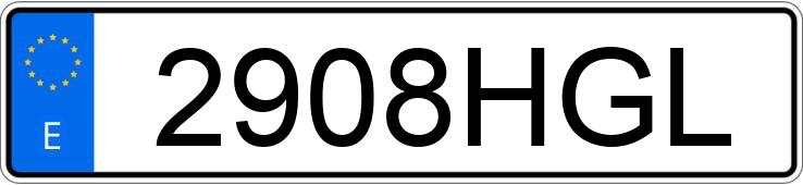 Numer rejestracyjny 2908HGL posiada RENAULT CLIO