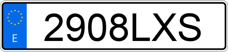 Numer rejestracyjny 2908LXS posiada CITROEN JUMPER