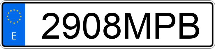 Numer rejestracyjny 2908MPB posiada RENAULT CLIO EVOLUTION 1.0 TCE GLP 100