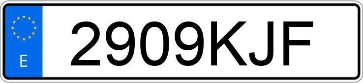 Numer rejestracyjny 2909KJF posiada SEAT IBIZA Numer rejestracyjny 2909KJF posiada SEAT IBIZA