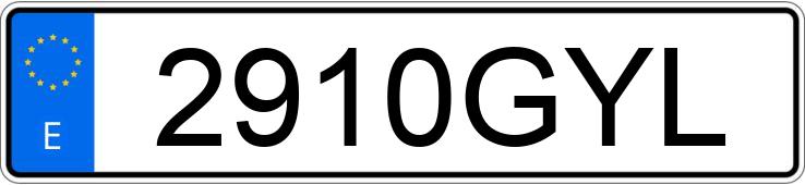 Numer rejestracyjny 2910GYL posiada SKODA OCTAVIA Numer rejestracyjny 2910GYL posiada SKODA OCTAVIA