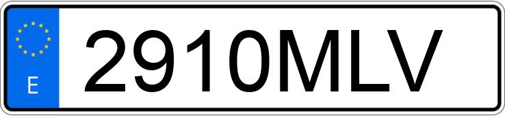 Numer rejestracyjny 2910MLV posiada CUPRA FORMENTOR