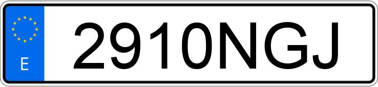 Numer rejestracyjny 2910NGJ posiada FORD CUSTOM