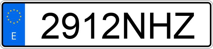 Numer rejestracyjny 2912NHZ posiada SEAT LEON