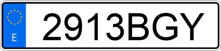 Numer rejestracyjny 2913BGY posiada SEAT LEON